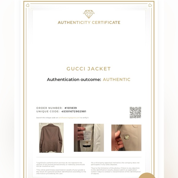 Bundle of 2 Authentic Gucci Buttons made into necklaces. 5 star reviews - Picture 2 of 2